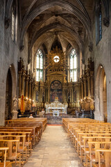 Obraz premium interior of the old church