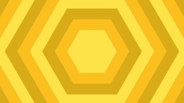 Looping Hexagon Animated Tunnel Background