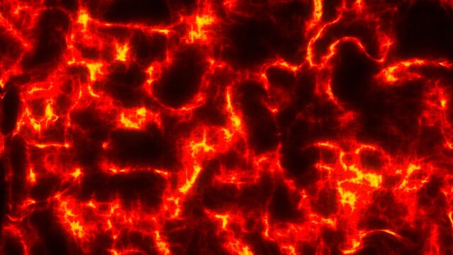 Hot Molten Magma Animated Lava Background
