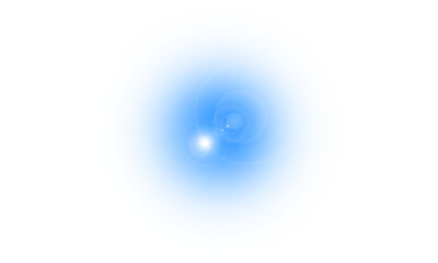 Transparent Glowing Sunlight Effects: Special Lens Flare, Blue Light Leak Overlay, Bright Flash, Shiny Stars, and Sunlight Isolated on Transparent Background