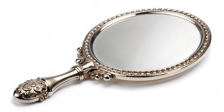 Antique Handheld Mirror - Powered by Adobe