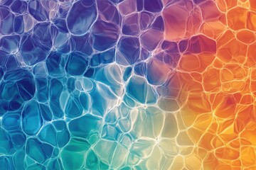 Obraz premium anime wallpaper with liquid mercury texture vibrant colors