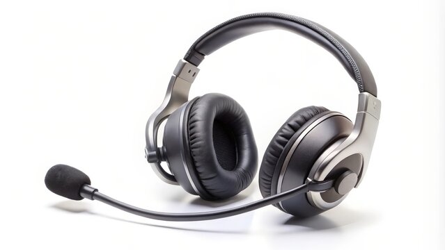 Over-ear Headset with Boom Microphone