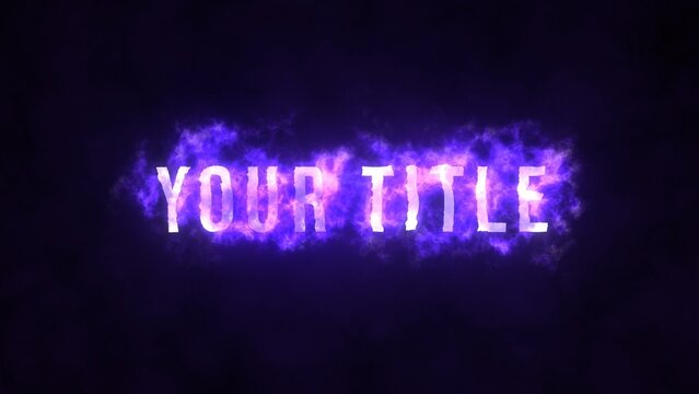 Magic Forcefield Text & Title Intro