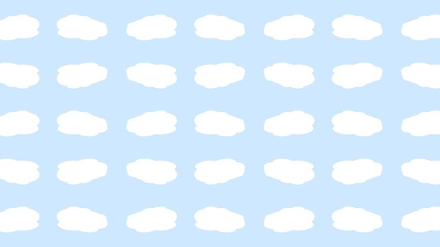 Looping Animated Soft Clouds Background