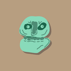 Monster or bogeyman. Various quirky and ugly creatures. Halloween concept