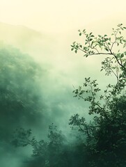 Fototapeta premium A fresh gradient transitioning from pale lime green to white.