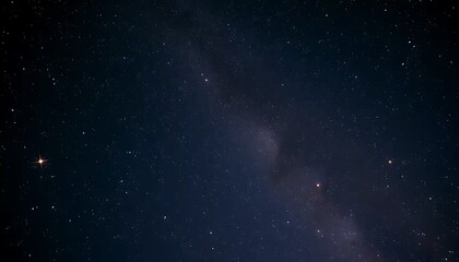 Night Sky Displaying Stars and Milky Way