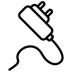 Power Adapter Outline Icon