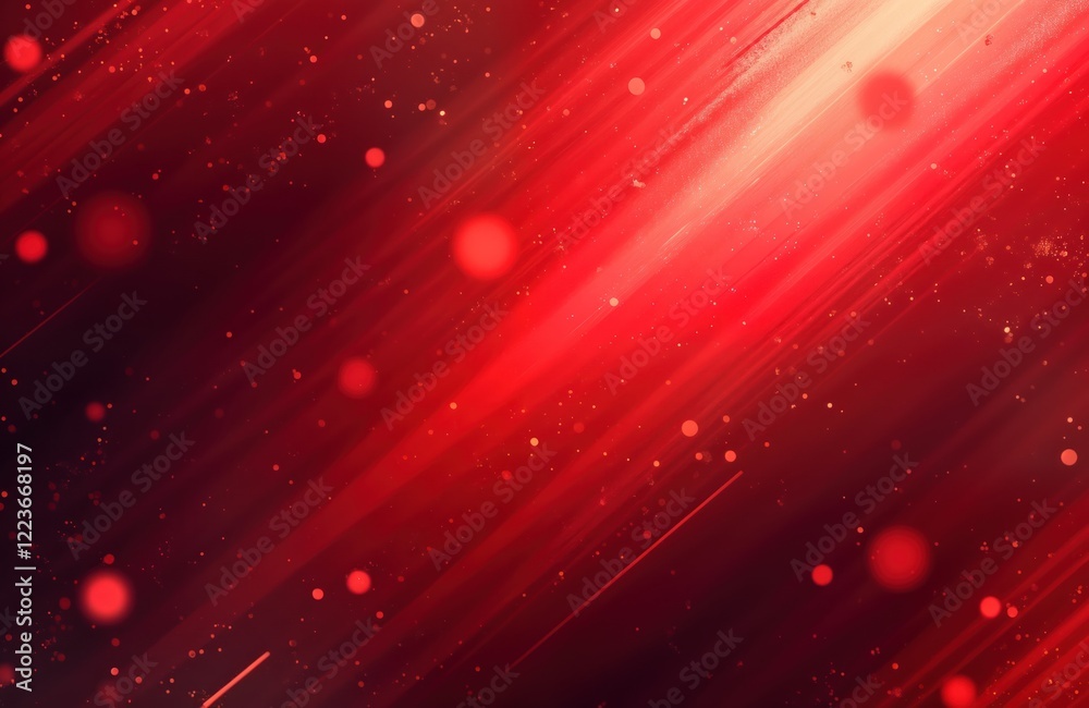 Poster Abstract red background design. Red texture banner wallpaper. Creative graphic illustration with dynamic lines. Red color accents, abstract patterns, subtle light effects create dynamic visual
