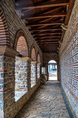St. Clement's Church at the Plaosnik site in Ohrid. Built in 893 AD and reconstructed in 2002, this is one of the most popular tourist destinations