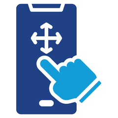 Obraz premium Tactile Interface Dual Tone Icon