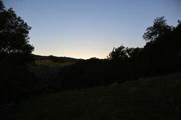 sunrise over the mountains