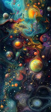 Space and Planets Digital Art Fantasy s14