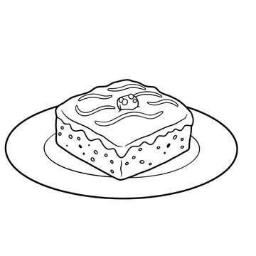 recommend clip art: cake sketch 
