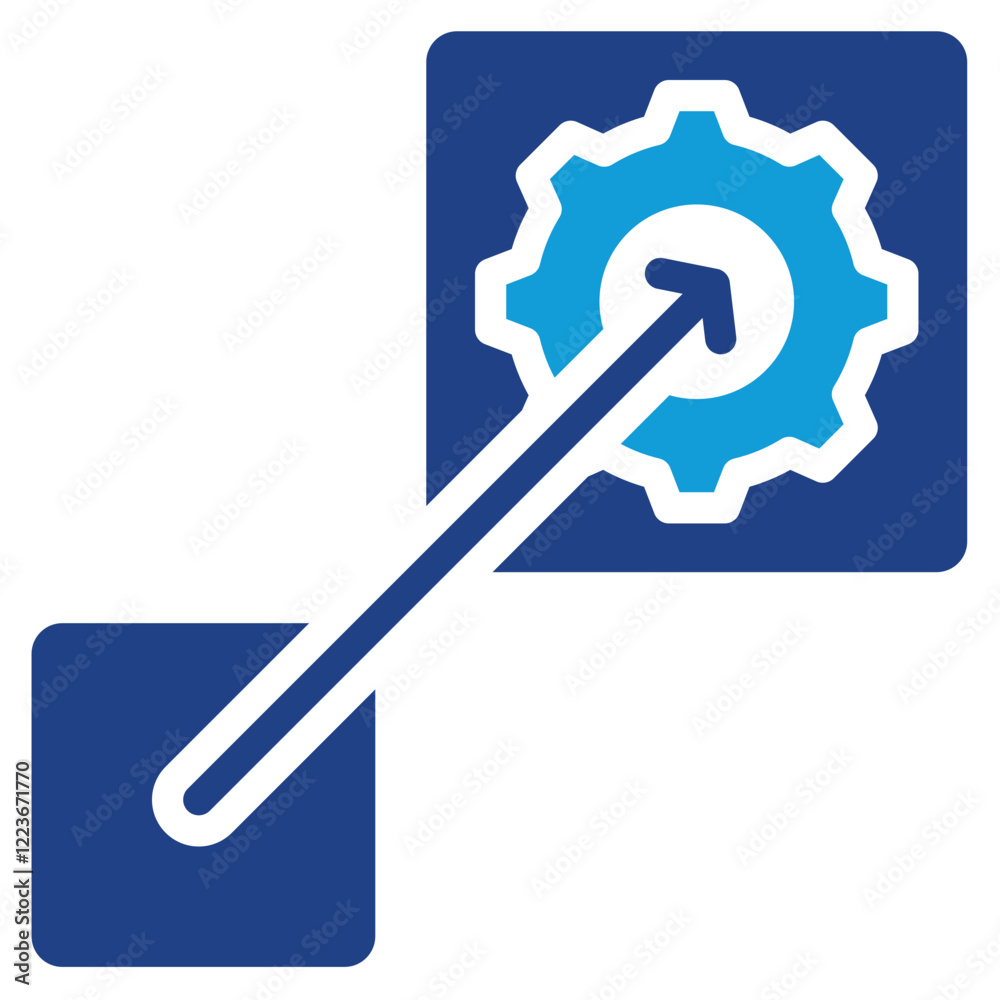 Poster scalability dual tone icon