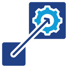 Scalability Dual Tone Icon