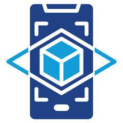 Augmented Reality Dual Tone Icon