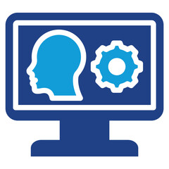 Virtual Management Dual Tone Icon