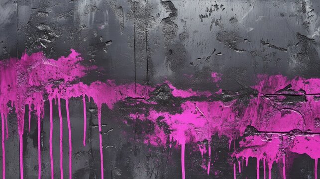 Bold Background with Charcoal Gray and Neon Pink