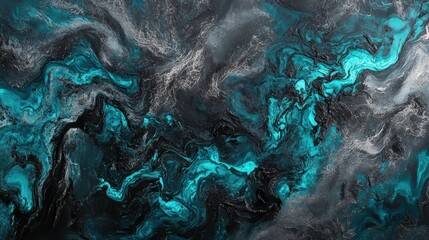 Bold Background with Charcoal Gray and Neon Cyan