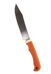 Old kitchen knife isolated