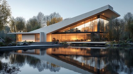 Modern Glass Building Architecture photo