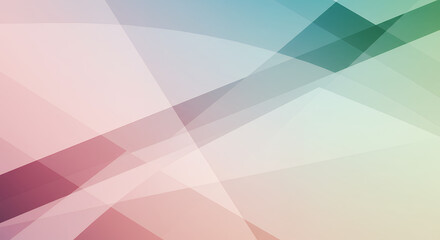 Obraz premium Abstract Pastel Geometric Background with Overlapping Shapes and Soft Gradient Colors