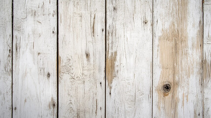 Naklejka premium Natural light wood plank texture featuring weathered grain patterns and a soft color palette in a rustic setting. Generative AI