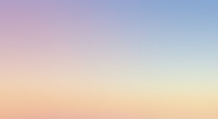 Obraz premium Serene Pastel Sky Gradient Background: Soft Hues of Purple, Blue, and Yellow