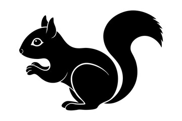 Pets web icons in Silhouette vector style. Dog, cat, rabbit, hamster, bird, bone, pets, vet help. Vector illustration on white