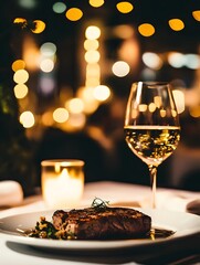 lamb chops with potatoes and vegetables