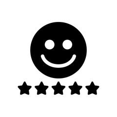 rating icon. Feedback icon vector