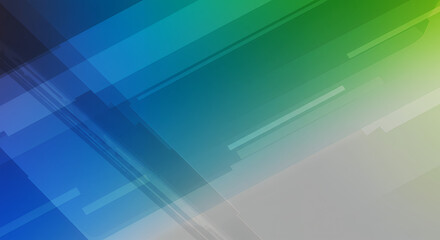 Fototapeta premium Abstract Green Blue Gradient Geometric Background