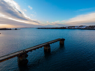 Fototapeta premium Native Icelandic Fisherman's Lifestyle Perspective
