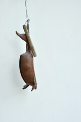 Kentongan is a bat made of bamboo stems or carved teak sticks. It is used by rural communities as...