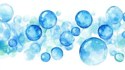 Delicate Watercolor Bubbles: A Breathtaking Display of Nature's Beauty