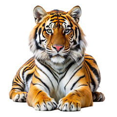 Obraz premium Majestic Bengal Tiger Powerful Wildcat Portrait Photo Big Black White Image 