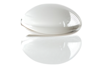 A crystal clear drop of water on an isolated background. Drop png for copy paste. Generated with AI..