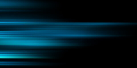 The modern tech background features glowing blue speed line beam explosion rays tails