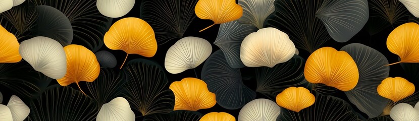 Abstract stylish art deco pattern banner