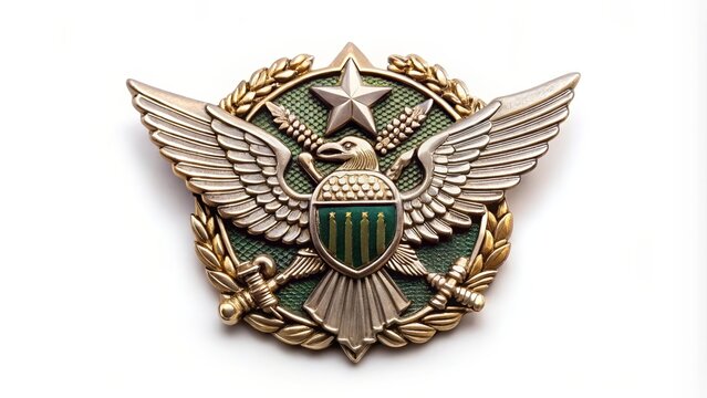 Military Eagle Insignia - Powered by Adobe