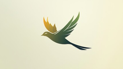 Obraz premium Bird logo design ,vector , illustration and isolate template .