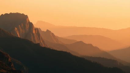 Obraz premium Rugged Horizon in Morning Light