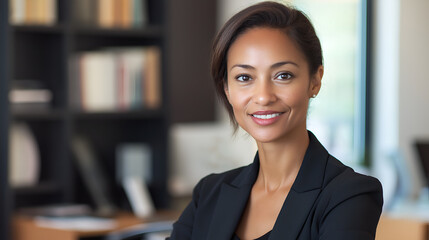 Portrait of business woman in office