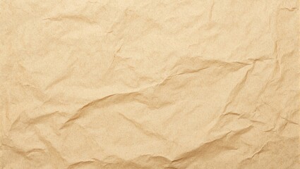 Eco friendly kraft paper with rustic texture soft folds