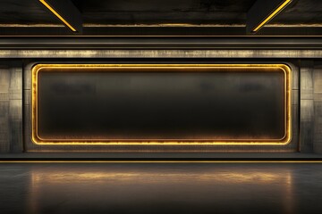 Obraz premium empty blackboard on a wall