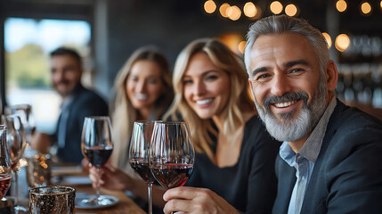 professionals including a hispanic woman, an asian man, a caucasian woman,
