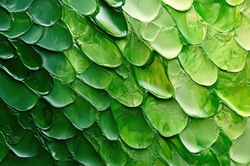 Fototapeta premium image of vibrant green fluid acrylic texture