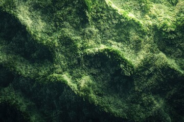  textured lush forest image with serene muted colors